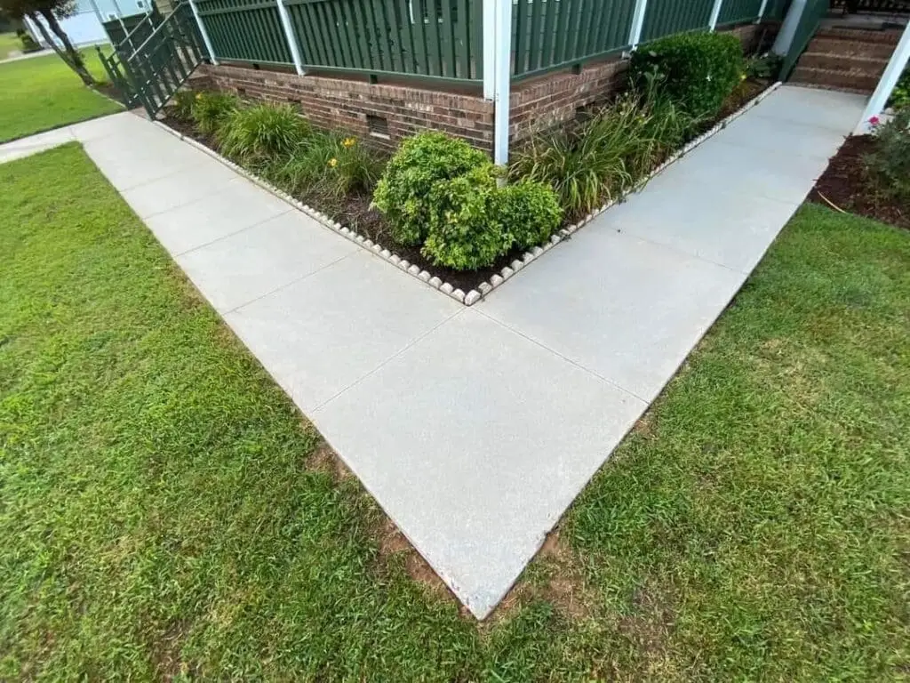 Walkway After Pressure Washing