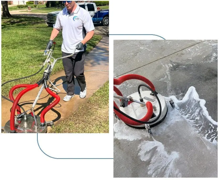 concrete power washing