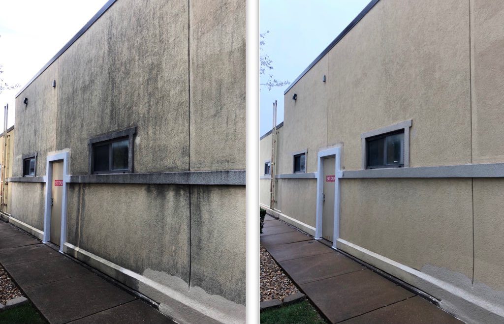 commercial wash before and after