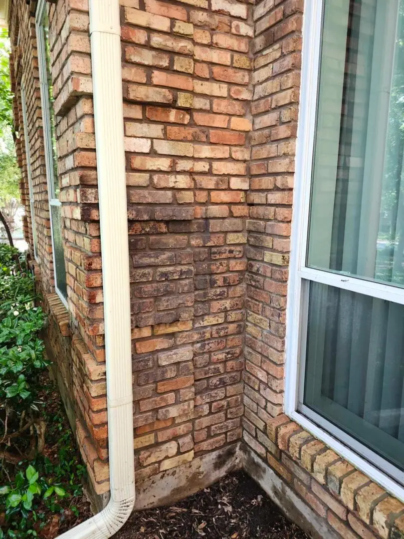 Brick Restoration Before Power Washing DFW