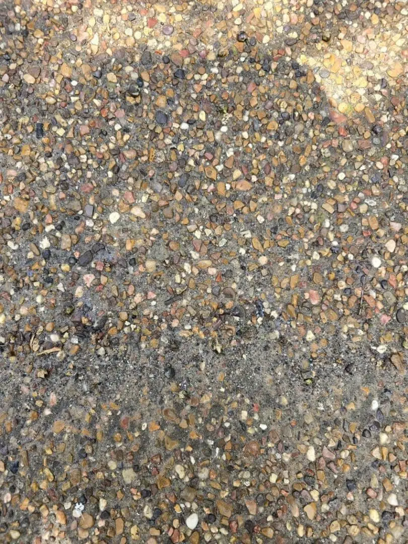 Aggregate Driveway Before Pressure Washing