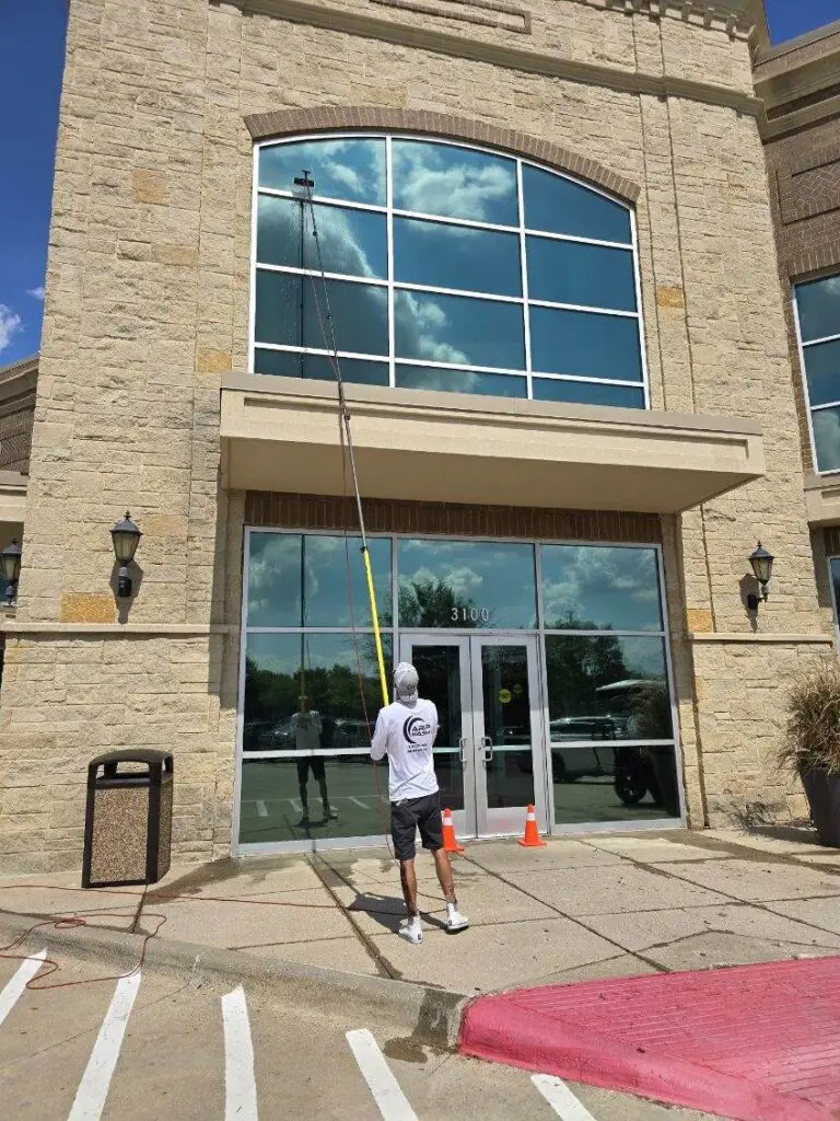 Pole Fed Window Washing DFW Window Cleaning