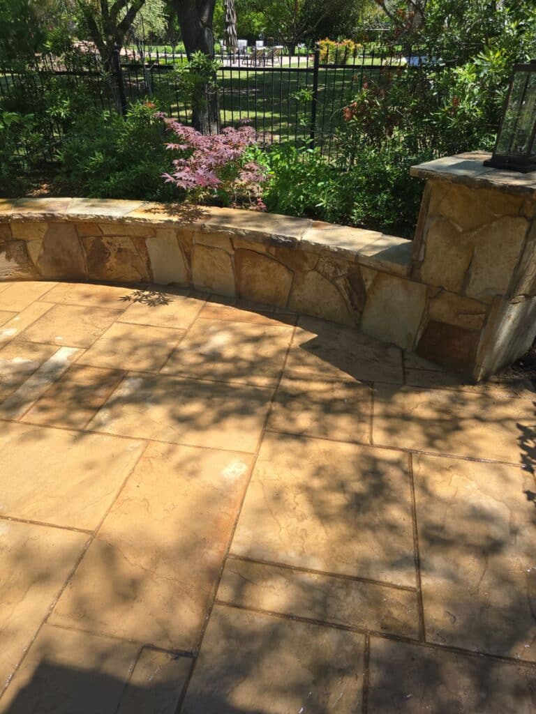 spring washing of flagstone by ARP Wash